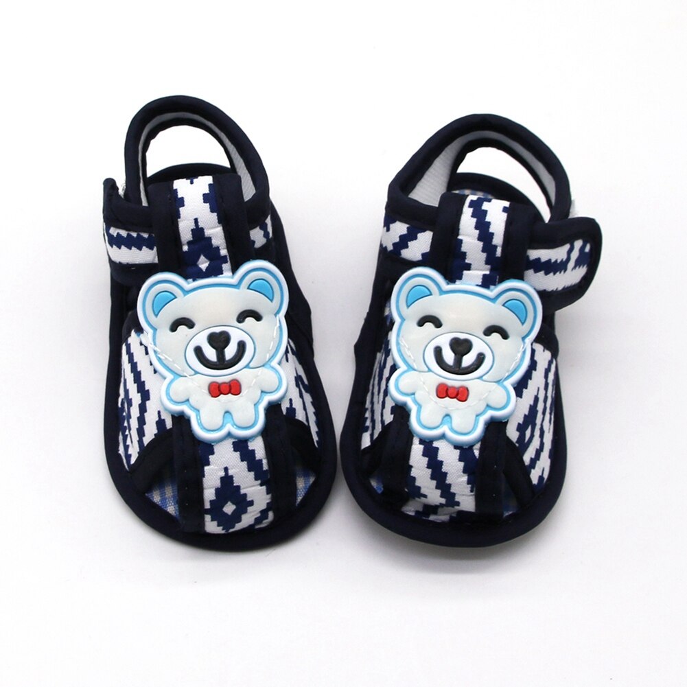 Cartoon Beer Kids Sandalen Voor Meisjes Jongens Zomer Baby Peuter Kinderen Zacht Katoen Schoenen: B / 13