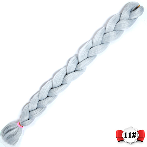 20 farve syntetiske flette hår extensions 82 tommer 165g/ pakke lange jumbo fletninger hæklet hår bulk houyan: #60