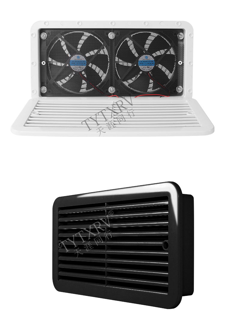 Ventilador de ventilación para caravana de 12V/24V, ventilación de aire, ventilador de escape de refrigeración, ventilador de aire lateral impermeable para RV