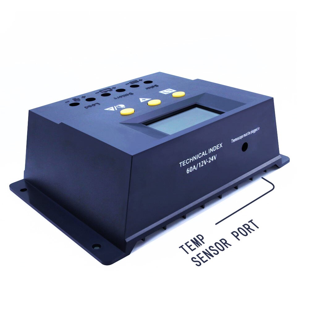 12V/24V 30A 40A 50A 60A Solar controller Auto Regulator Charger Controllers LCD Display Battery Charge PWM Charging for Lighting