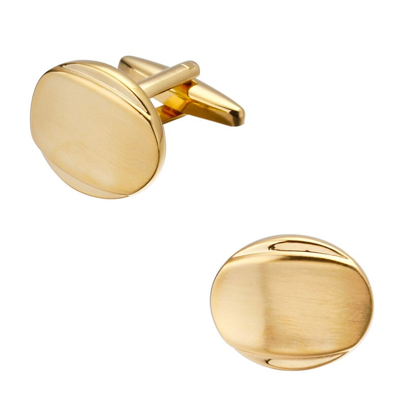 KC ster ronde gouden Manchetknopen koper materiaal man vaderdag Manchetknopen fabrikanten