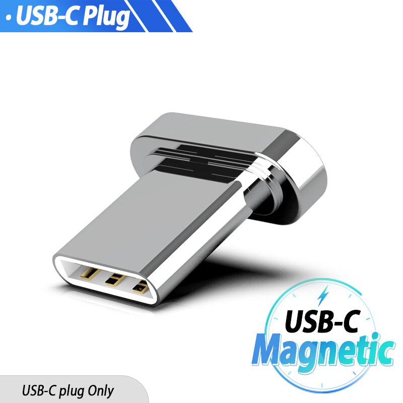 Magnetische Adapter Micro Usb Magnet Usb Ladekabel Kabel Konverter Usb C Adapter für Macbook Pro Samsung S8 LeEco Le pro3 Nokia: Only USB-C Plug