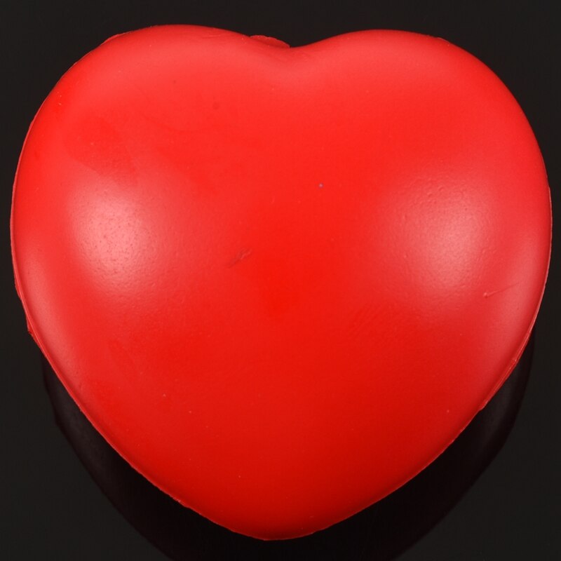 Heart Stress Reliever Ball Red