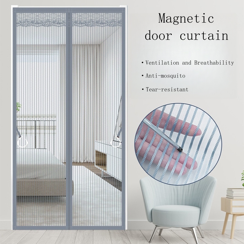 Mosquito Net Magnetic Door Screen Anti Mosquito Automatic Closing Insect Nets Curtains for living room Kitchen Summer Door Mesh