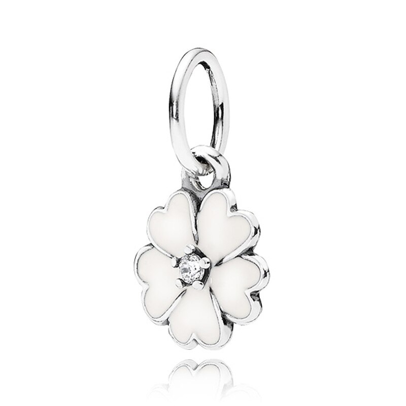 Spinning Tree Of Life Serene Lotus Clover Daisy Flower Pendant Beads 925 Sterling Silver Charm Fit Bracelet DIY Jewelry: 13