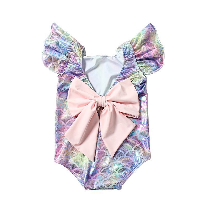 Fashion3pcs/set Zomer Baby Kid Baby Meisje Een Stuk Badmode ruches mouwen leuke Badpak Badpak Beachwear