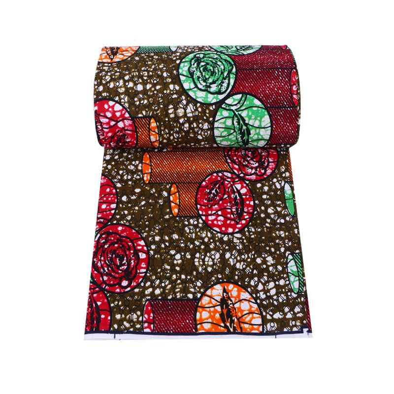 Africana Ankara Nigeria Pagne verdadera cera holandesa hermoso patrón cera Africana impresa tela 100% algodón 6 yardas