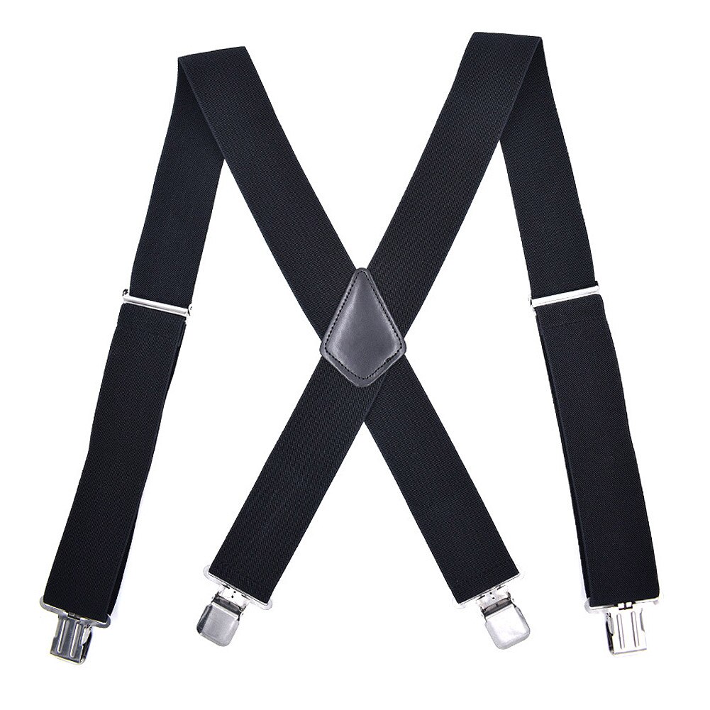 Menn bukseseler seler 50mm brede elastiske justerbare metallklemmer ceinture x form med sterk homme cinturones hombre 1 stk