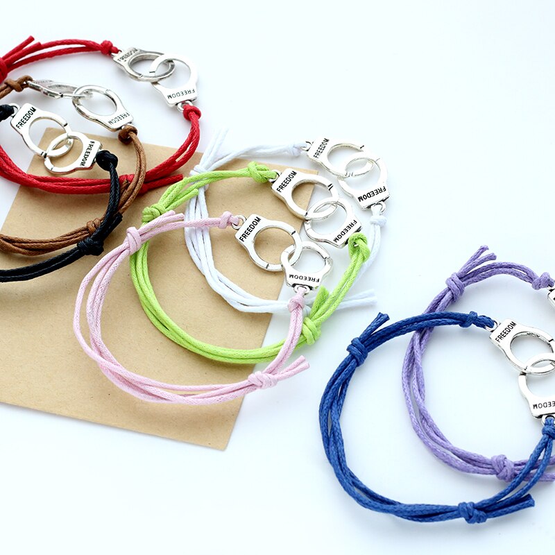 Neue Männliche Und Weibliche Studenten Farbe Leder Einfache Armbinde Armbinde Geeignet Für Valentinstag Schmuck
