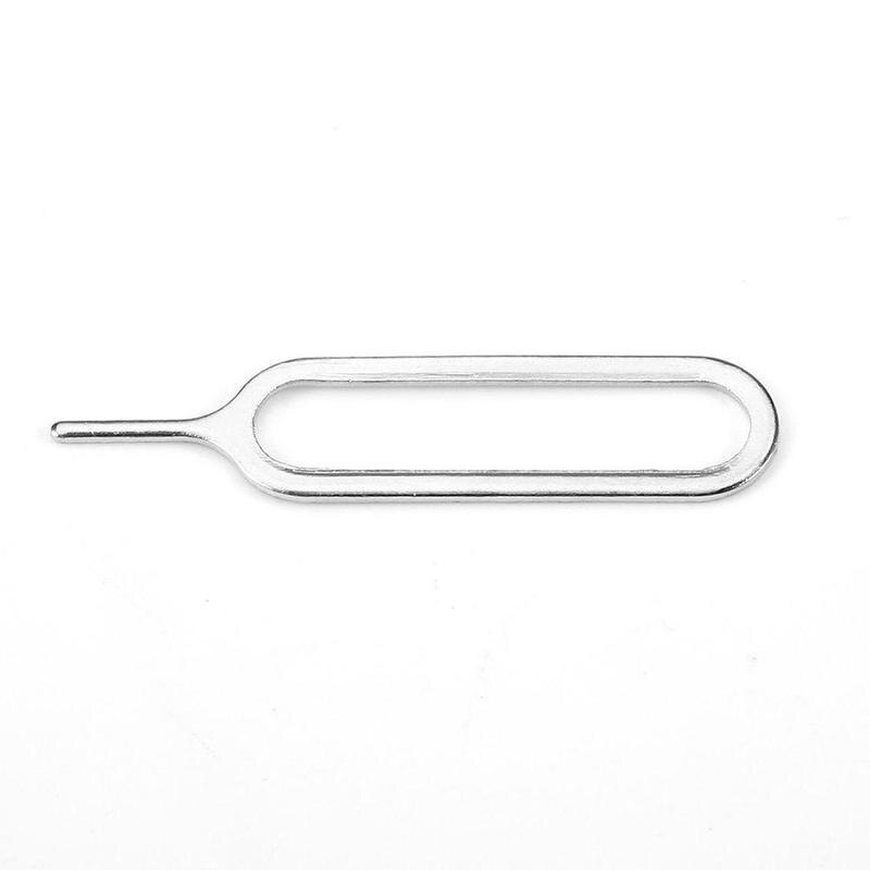 1Pcs Sim Card Tray Removal Eject Pin Key Tool Roestvrijstalen Naald Voor Mobiele Telefoon