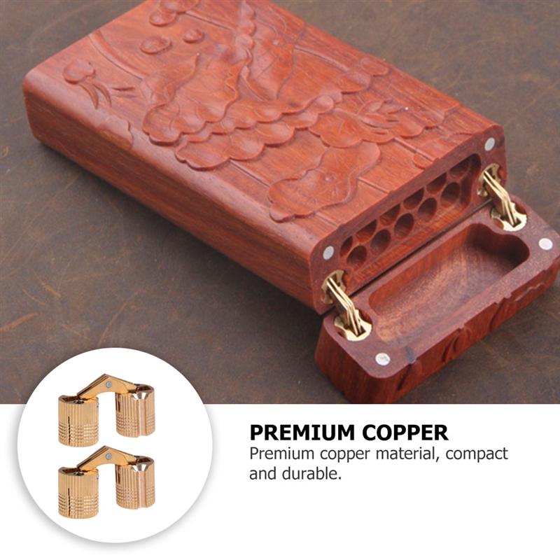 2pcs Durable Hidden Shelf Hinges Furniture Hardwares Cabinet Door Hinge Flap Hinges for Use Home Door