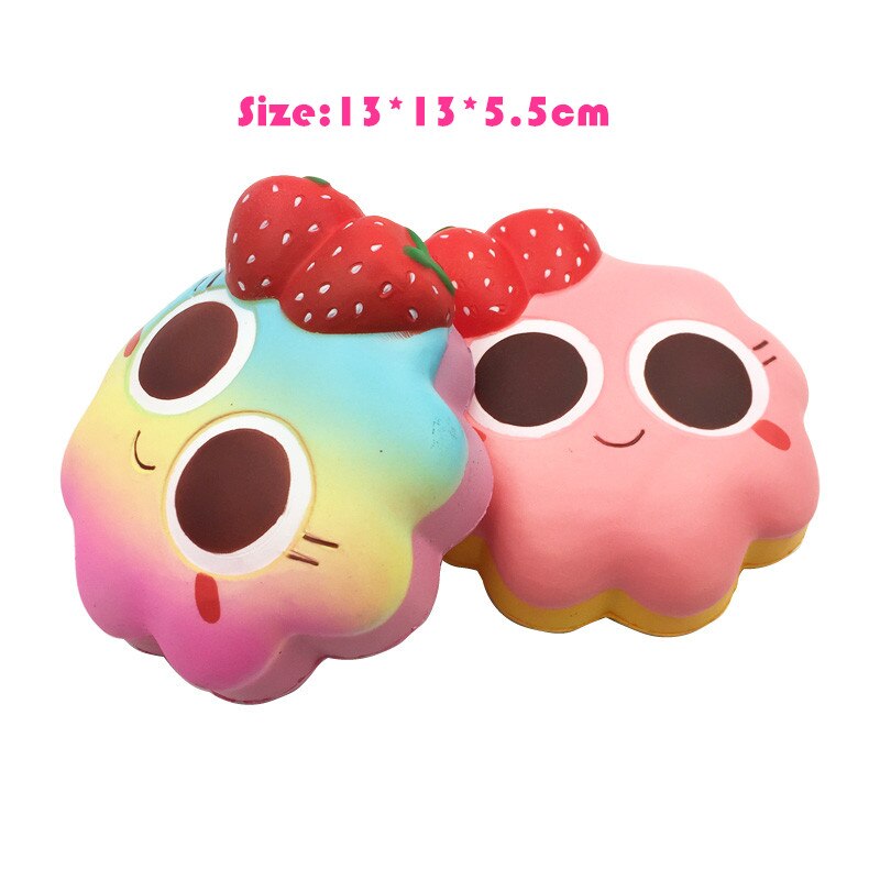 Kawaii Squishy PU Foam Scented Soft Cake Bread Strawberry Unicorn Slow Rising Cute Squishies Squeeze Toys For Kids