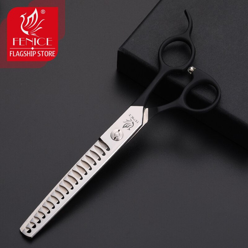 Fenice 6.75 inch Dog Thinning Scissors Pets Haircut Shears Thinning Rate 75% Japan 440C Stainless Steel