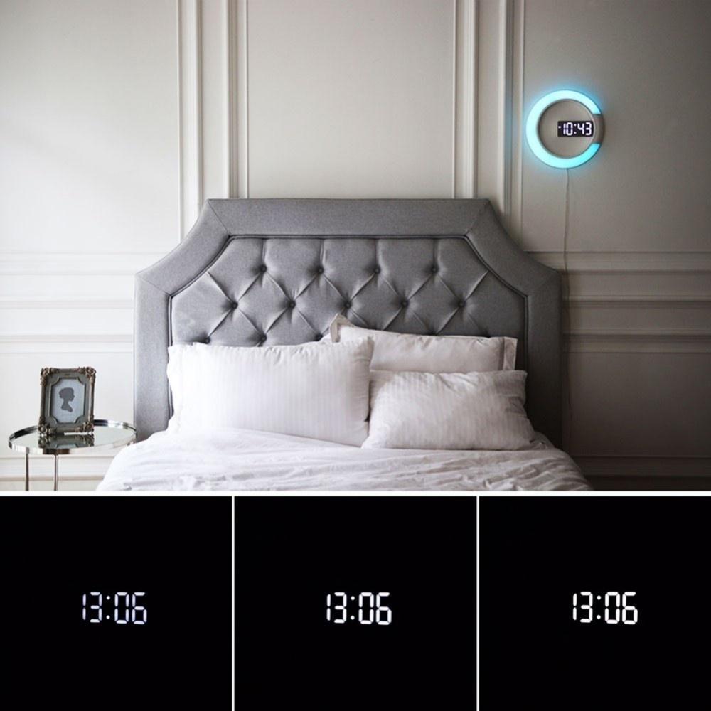 Practical Temperature Alarm Clock Accessories Tools Gadget Home Durable LCD Display Date Room Device