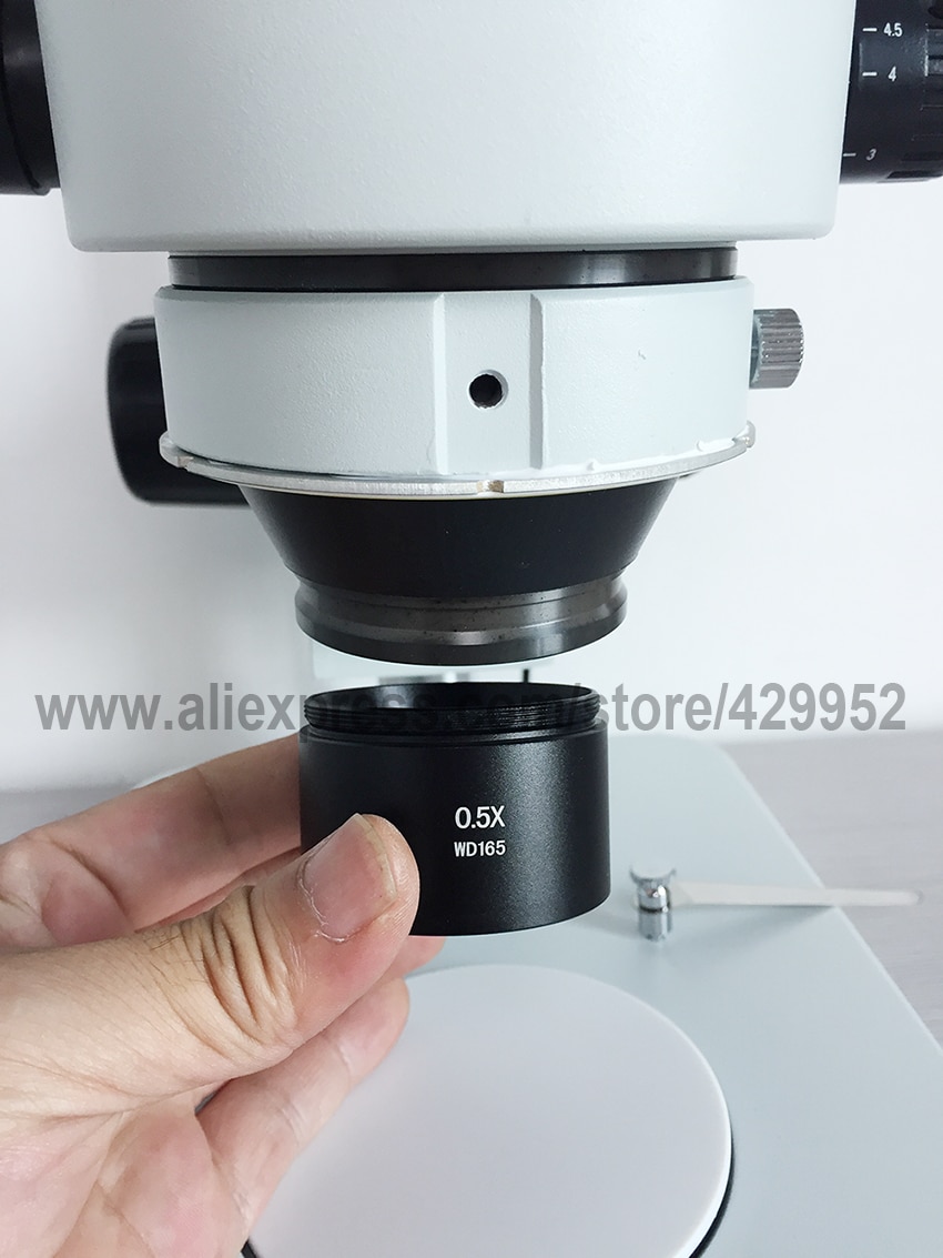 Efix-lente de cristal auxiliar Barlow 0.5X 2X 0.7X para industria, microscopio Digital de vídeo estéreo, cámara, objetivo, rosca de montaje