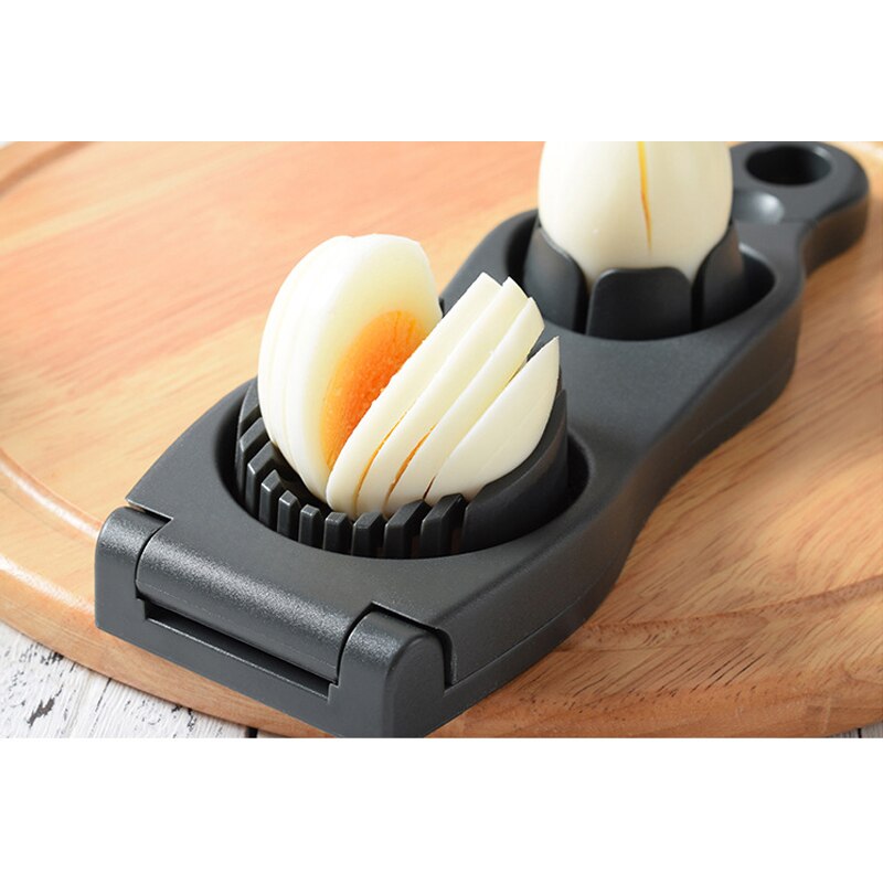 2 in 1 Stainless Steel Egg Slicers for Boil Eggs Egg Cutter Splitter Dividers Kitchen Gadgets JS22