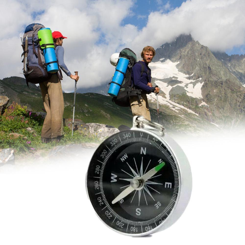 HNYM Retro Kompass Gold - Tragbarer Metall Kompass 50mm Für Outdoor