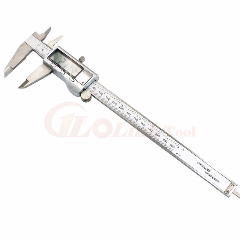 8" 200mm Digital Caliper Stainless Steel Digital LCD Caliper Vernier Caliper with Retail+Box