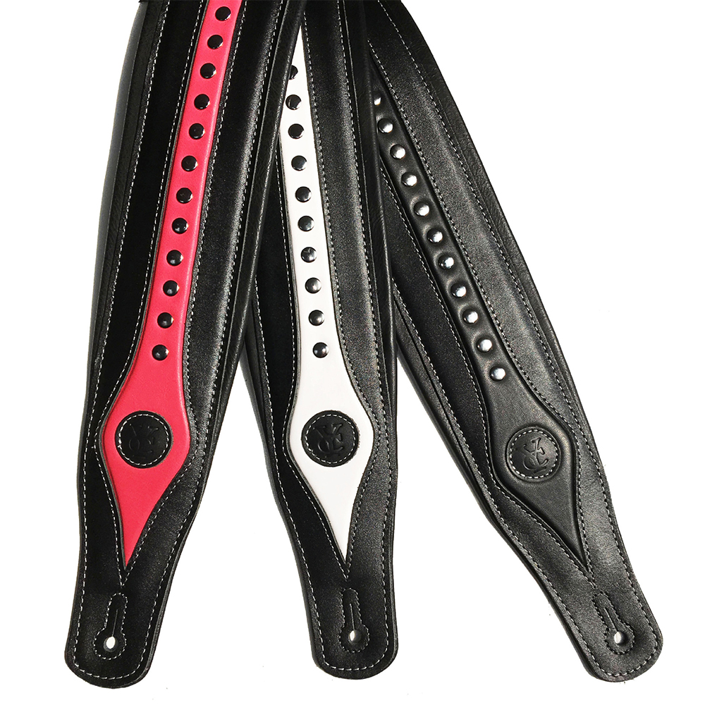 Akoestische Gitaarband Bas Akoestische Gitaar Verstelbare Riem Rood Wit Zwart Muziekinstrument Accessoires