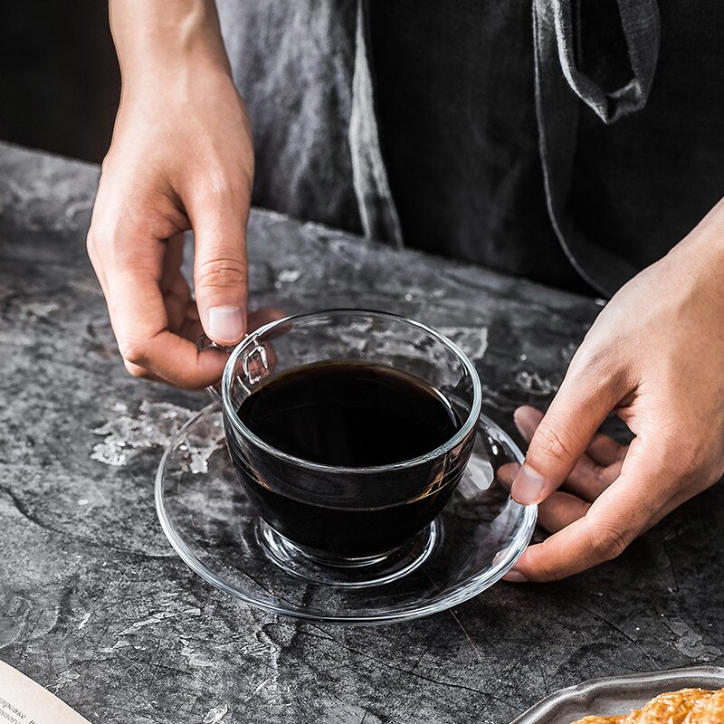 Double Wall Glass Cup Transparent Tea Coffee Mug Cup Heat Resistant Insulated Luxury Glass Cup Royal Classic EE50BD