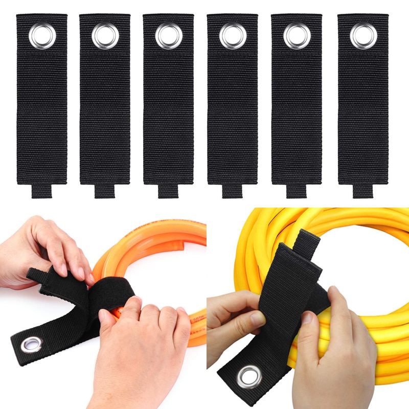 schwer Pflicht Lagerung Klett Riemen Verlängerung Kabel Halfter Organizer passen Mit Garage Haken Schwimmbad Schlauch KleiderbüGel Praktische Lagerung Gurt
