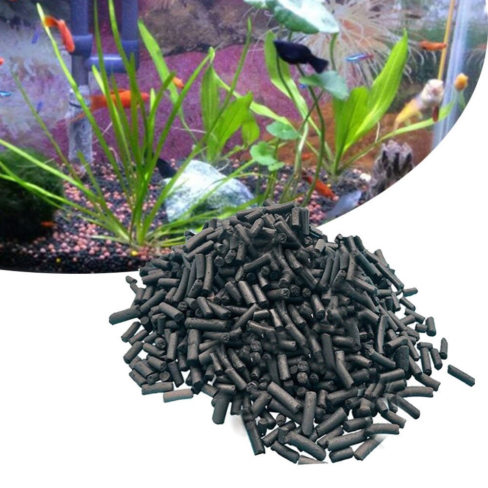 Een Pak 100G Actieve Kool Aquarium Aquarium Actieve Kool Houtskool Zuiveren Water Filter Media Sterke Filtratie