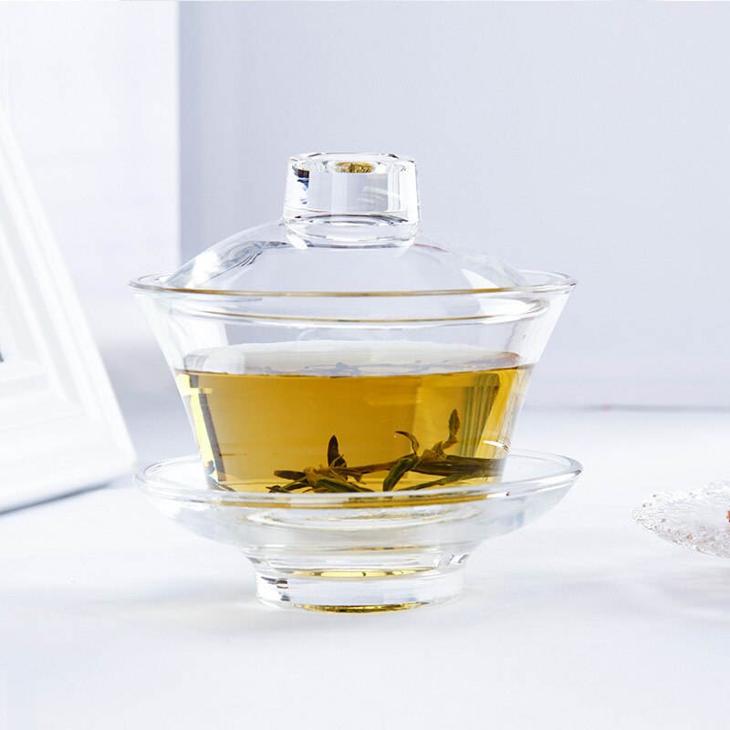 Babao Theekopje Cover Met Transparant Glas Met Base Theekopje Thuis Gezondheid