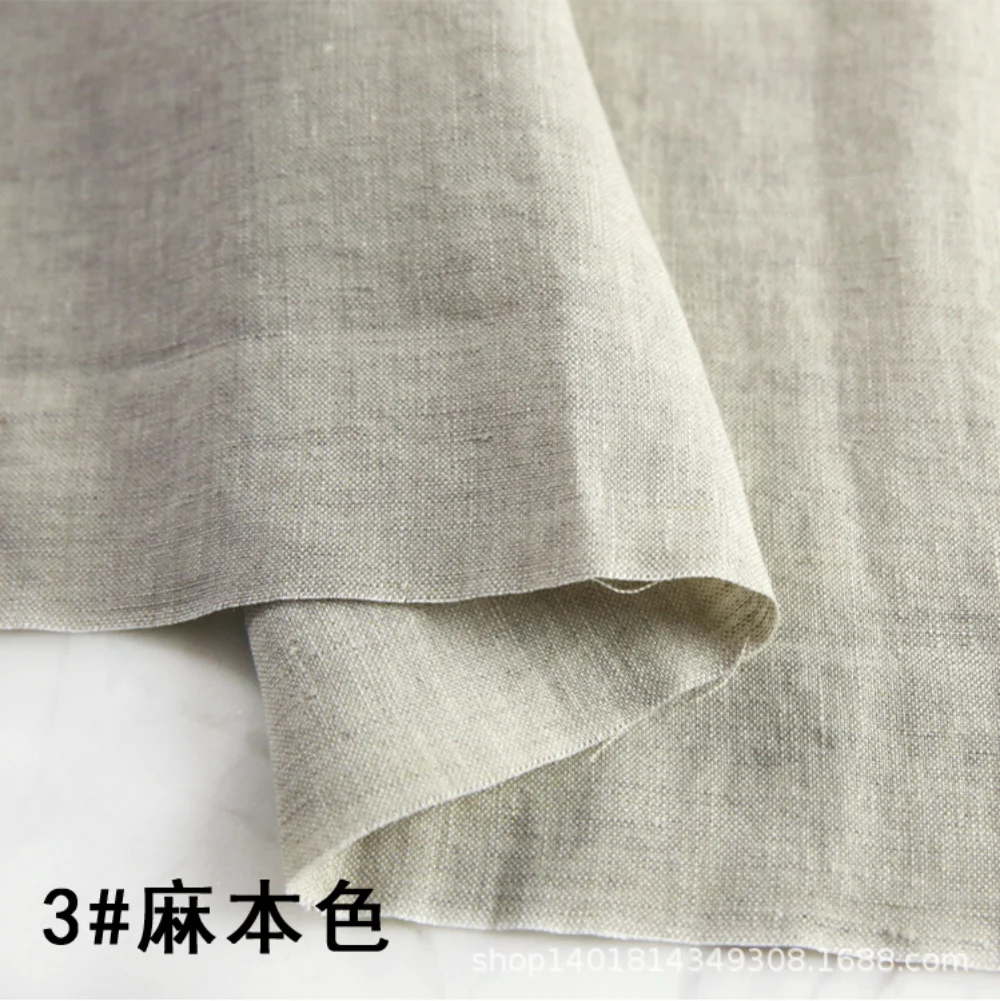 Ropa de lino , tela de cáñamo por metro, piedra fina lavada, lino de de , pantalones de vestir de verano, tela de ramio