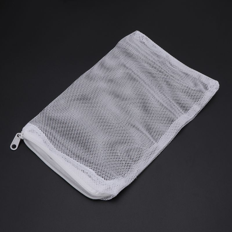 5 Pcs/Set Aquarium Filter Bag Fish Tank Mesh Bag Zipper Net Pond For Bio Ball Active Carbon Isolation Storage 5 Sizes