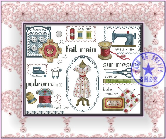 Dimensions Handwerk Borduurpakket met telpatroon: Ornament Set: Vakantie Truck, Plastic Canvas, verschillend, One Size