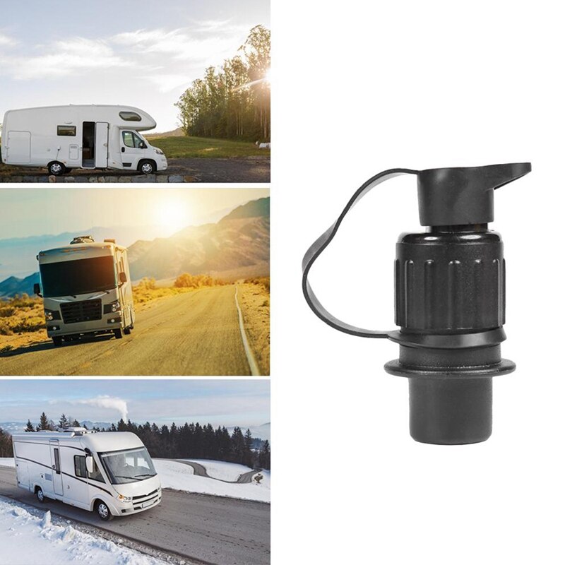 -12V 3 Pin Trailer Connectors European ​Waterproof Plug and Socket Adapter Tractor Coupling RV Lorry EU Plug