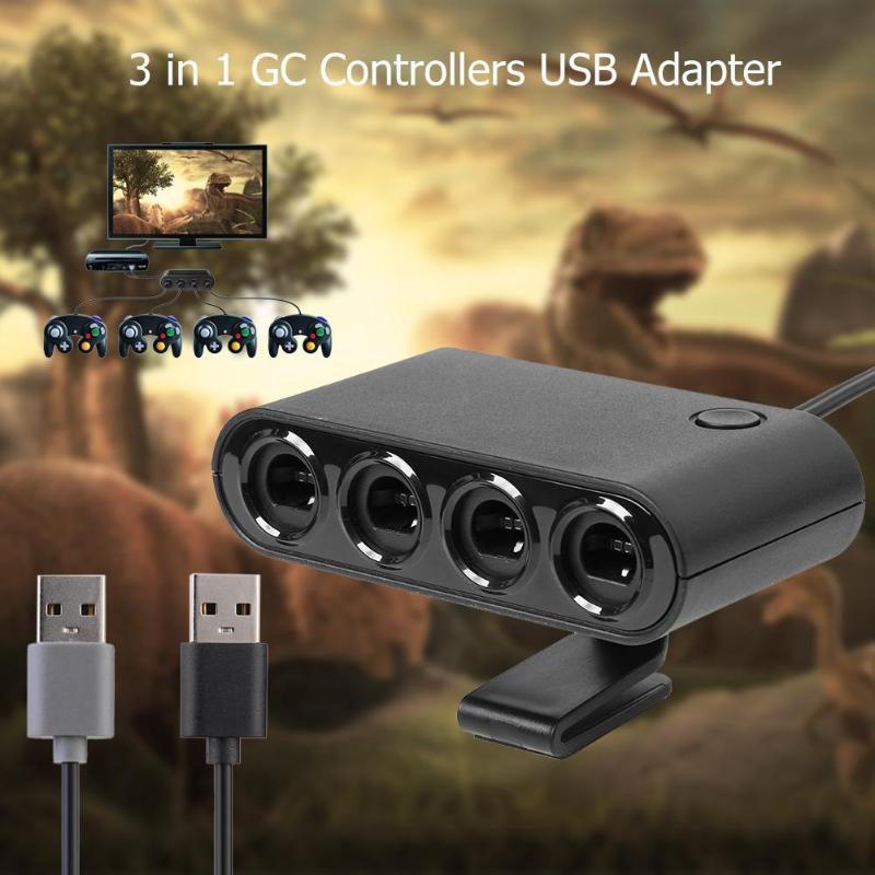 4 Ports Converter for GameCube GC Controller USB Adapter for Nintend Switch NGC/Wii u/PC Star Fighting Game For GC Cube Game