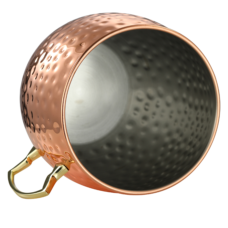 Caneca gigante 5l de martelado moscow mule, caneca mega caneca moscow mule caneca balde de gelo