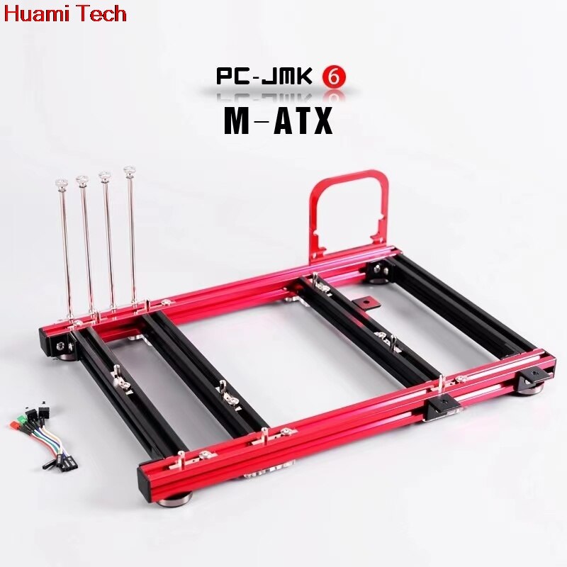 Aluminiowe stanowisko testowe dla ITX MATX ATX komputer otwarta ramka powietrze Obudowa HTPC gry komputerowe GPU zestawy DIY