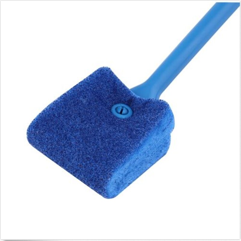 1PCS Aquarium Fish Tank Algae Cleaner Glass Plant 2 Head Cleaning Easy Brush Fish Tank Clean Tools