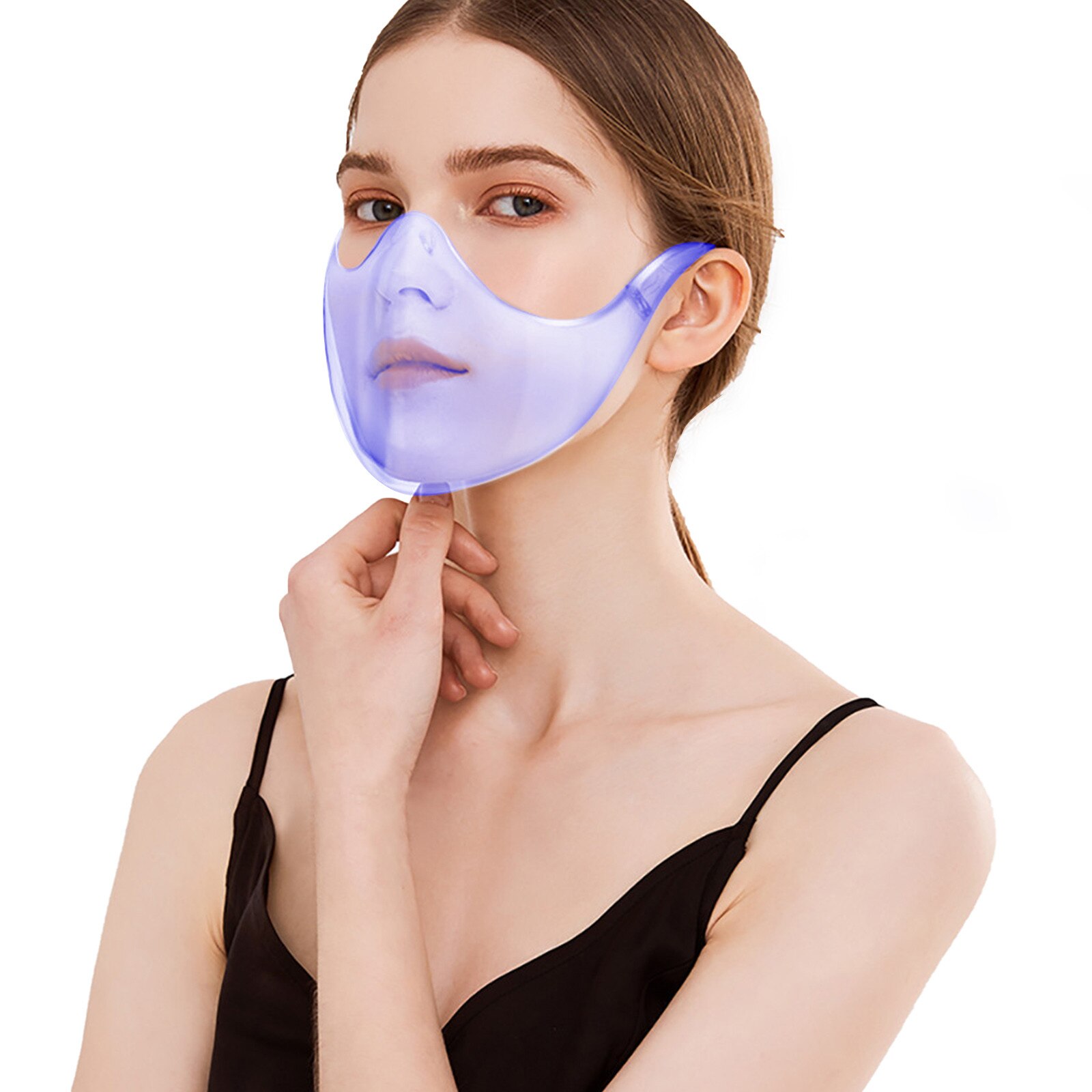 Anti-PM2.5 Transparante Bescherming Gezichtsmasker Volwassenen Visuele Duurzaam Masker Gezicht Shield Combineren Plastic Herbruikbare Clear Gezicht Maskers