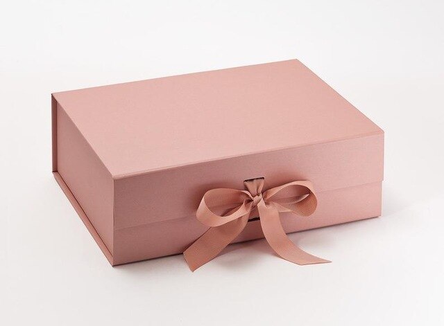 Personlised Wedding Box, Bridesmaid Proposal Box, Bridesmaid Box, Wedding , Thank you Be My Bridemaid boxes: 31x22x10cm / Custom rose gold box