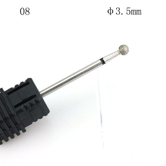 1Pcs Diamond Nail Drill Rotate Burr Bits Nail File Milling Cutter For Electric Manicure Machine Polish Remove Nail Art Tools: 8