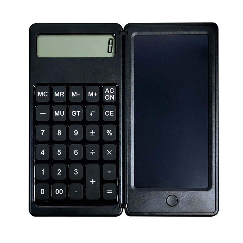 Foldable Calculator With Graphics Tablet Drawing Pad Smart LCD Portable Button Battery with Stylus Pen Pencil: Default Title