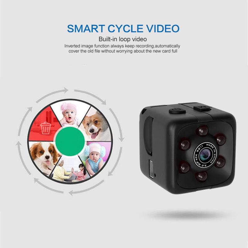 Fuldt  hd 1080p mini kamera wifi kamera  sq13 sq23 sq11 sq12 nattesyn vandtæt shell cmos sensor optager videokamera