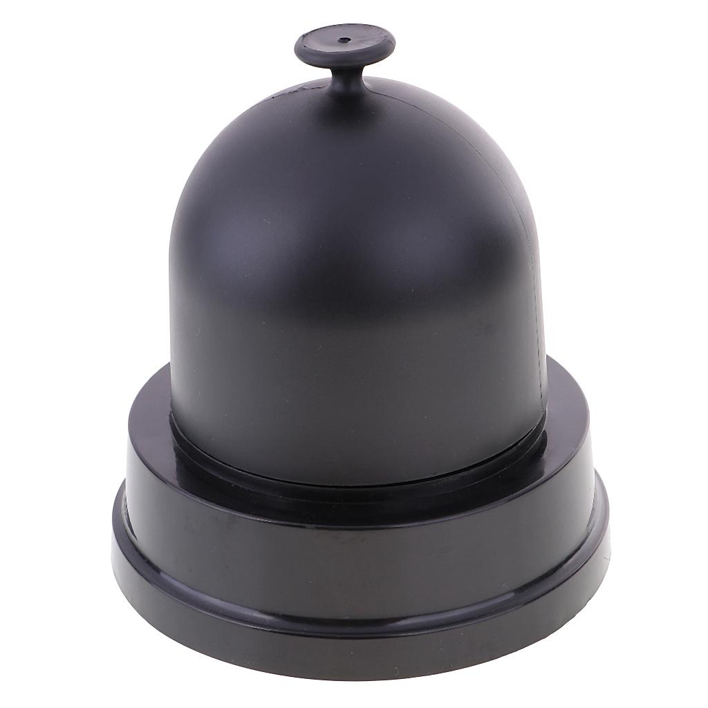 Tasse à dés électrique avec Base en feutre, 5 dés, pour jeux de Bar, Casino, fête, noir