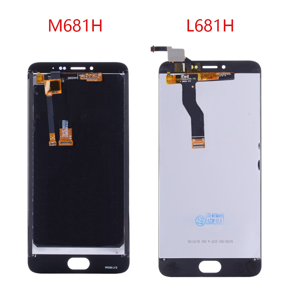 Original 5.5'' LCD For Meizu M3 Note LCD Display Touch Screen Digitizer Assembly For Meizu M3 Note M681H L681H LCD Replacement