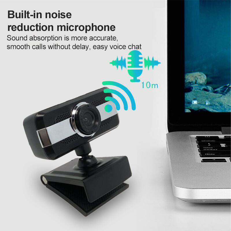 V15HD 2Million Pixels USB Drive-free 1080P Computer Camera Video Online Class Live Webcams Broadcast Built-in Microphone Webcams