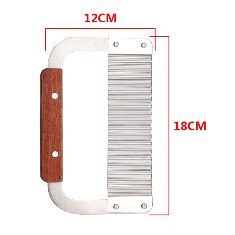 Crinkle Wavy Cutters Potato Chip Cutters Dough Vegetable Fruit Crinkle Wavy Slicer Easy Cutting Tool Safe And Convenient