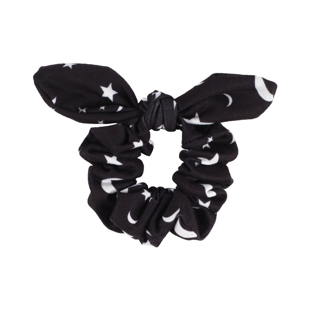 2PK Halloween Spooky Scrunchies Haaraccessoires Voor Vrouwen Meisje Schedel Elastische Hair Tie Paardenstaart Houder Rubber Haarband