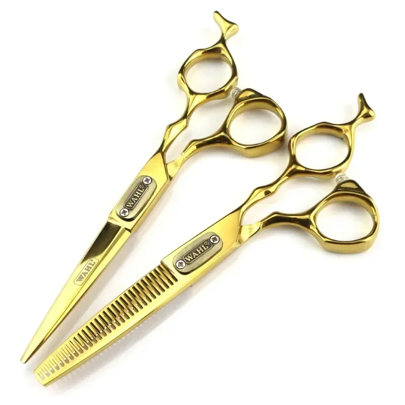 Japan 440c Steel 6 Inch Bull Head Hair Cutting Scissors Haircut Thinning Barber Cut Shears Hairdressing Scissors