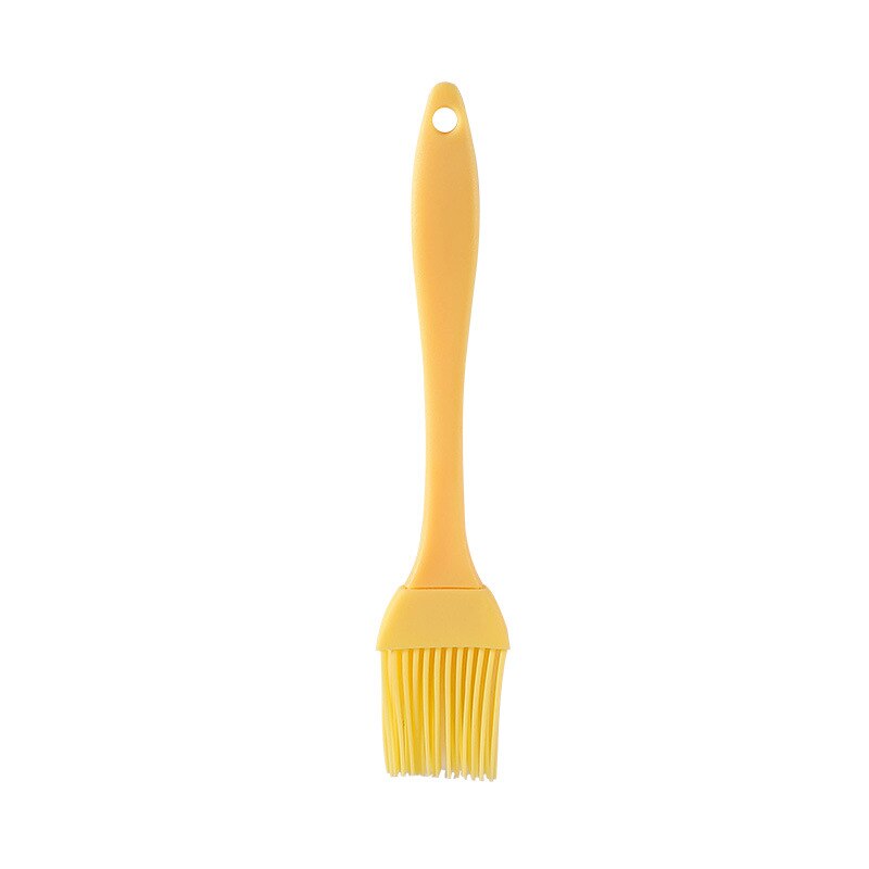 1 pièces de alimentaire Gel de silice brosse haute température cuisson Barbecue brosse outil de cuisson Gel de silice huile brosse PP poignée outils de cuisson: Jaune