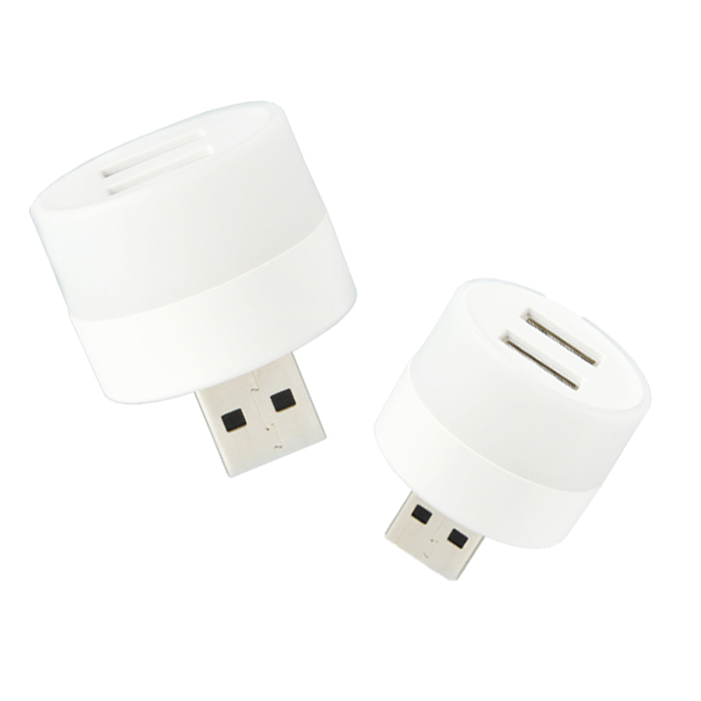 Extensor USB de 1 a 5 piezas con luz LED nocturna, Lámpara decorativa, iluminación de emergencia, PC Universal, luz blanca y amarilla