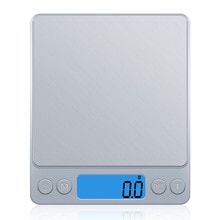 Z1s digital køkkenvægt mini lomme i rustfrit stål præcisionssmykker elektronisk balance vægt guld gram  (3000 gx 0.1g)