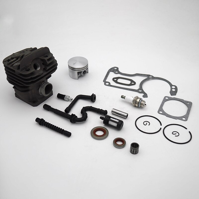 Zylinder mit Kolben Kit Dichtung Öl Dichtung Zündkerze Kraftstoff Linie Öl Linie für Stihl MS260 026 Kettensäge 44mm